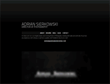 Tablet Screenshot of adriansierkowski.com
